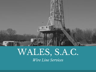 WALES, S.A.C.
Wire Line Services
 
