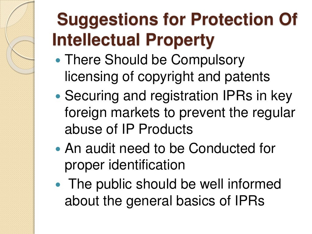 Violation and Abuse of Intellectual Property