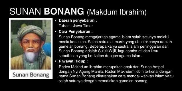 Tokoh Penyebar Islam di Tanah Jawa - Wali Songo