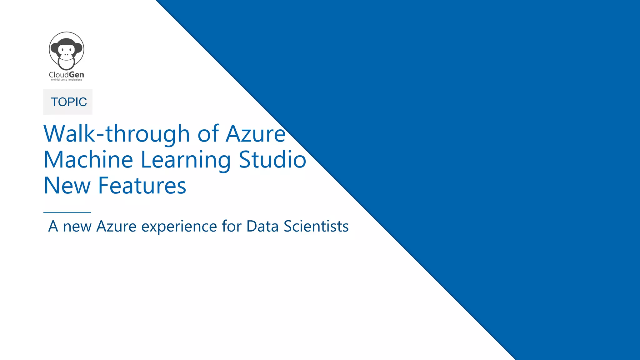 Walk through of azure machine learning studio new features | PDF