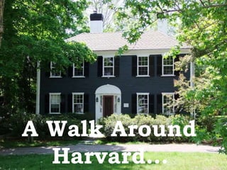 A Walk Around
  Harvard…
 