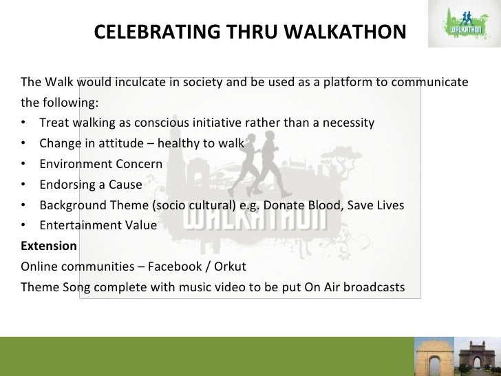 walk a thon themes