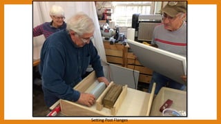 Setting Post Flanges
 