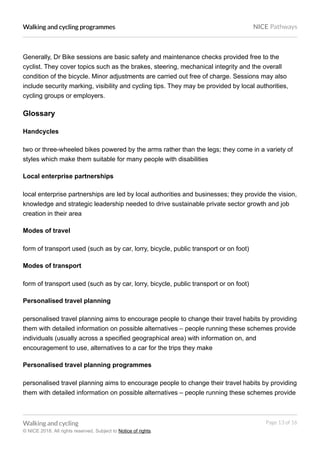 Sample Guide Program For Riders Walking and-cycling-walking-and-cycling-programmes | PDF