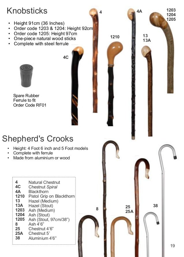 Walking Sticks Online Catalouge