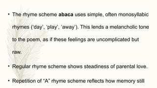 Analysis of the poem: Walking Away .pptx
