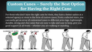Walking canes pros and cons | PPTX