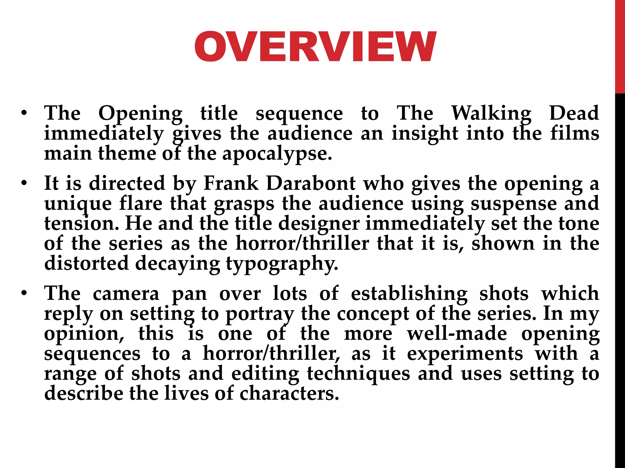 Walking dead presentation | PPTX