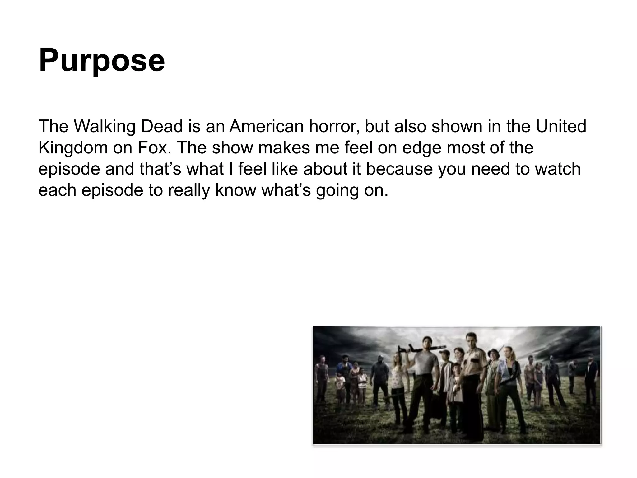 Walking Dead Presentation | PPTX