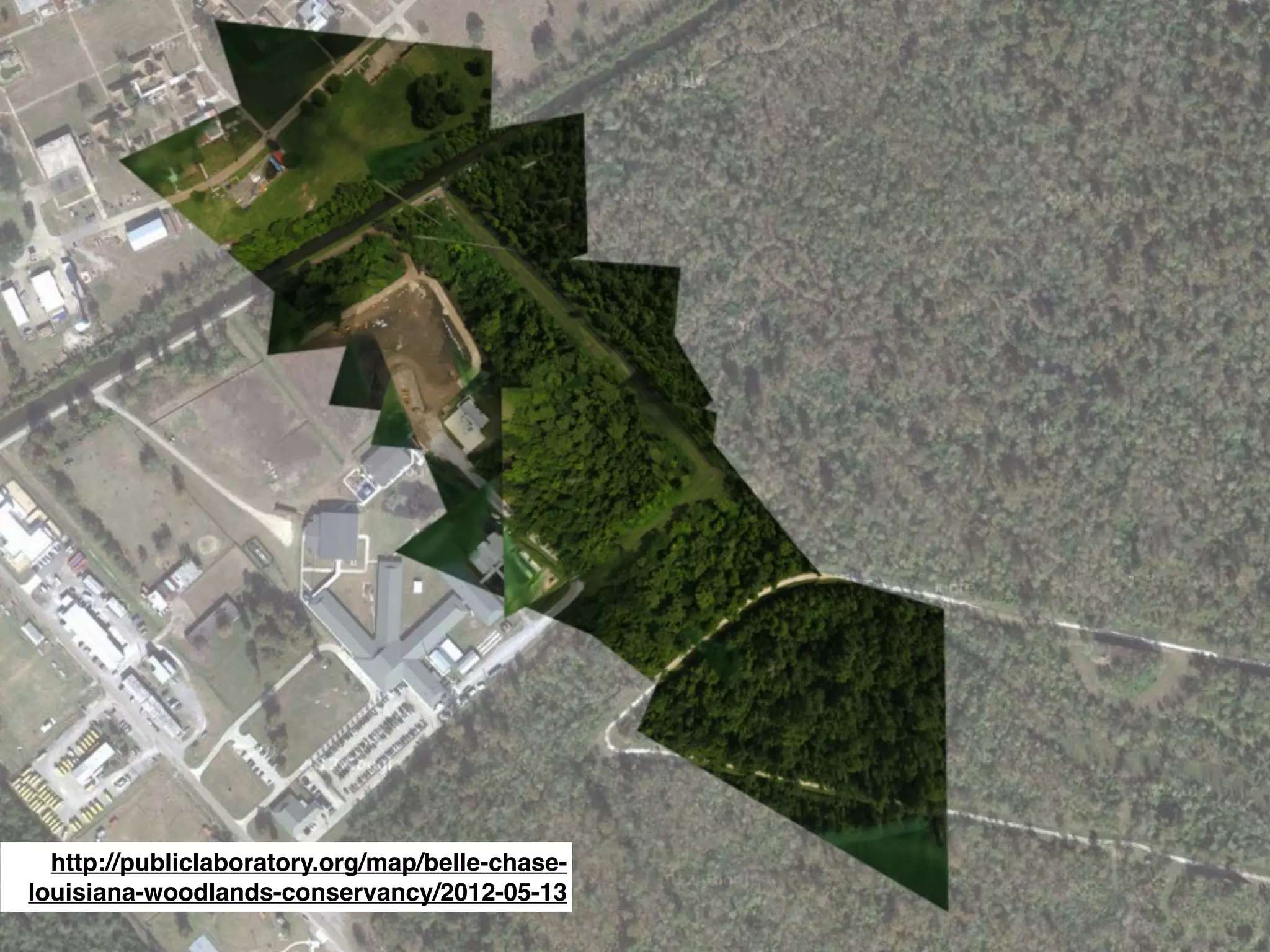 http://publiclaboratory.org/map/belle-chase-
louisiana-woodlands-conservancy/2012-05-13
 