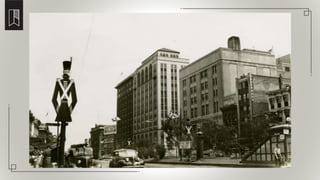 Gore Park decorated for Hamilton Centennial in 1946
 