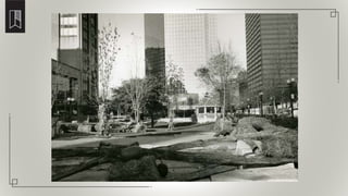 Gore Park in the late 1980s
 