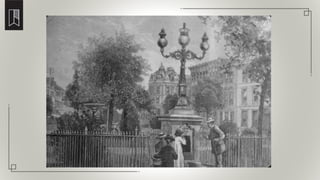 The Kerr Drinking fountain, west end of gore Park, was donated by Archibald Kerr in 1860
 