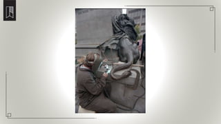 Leo the lion had his tail broken off in 1967 and restored in October of 1988
 