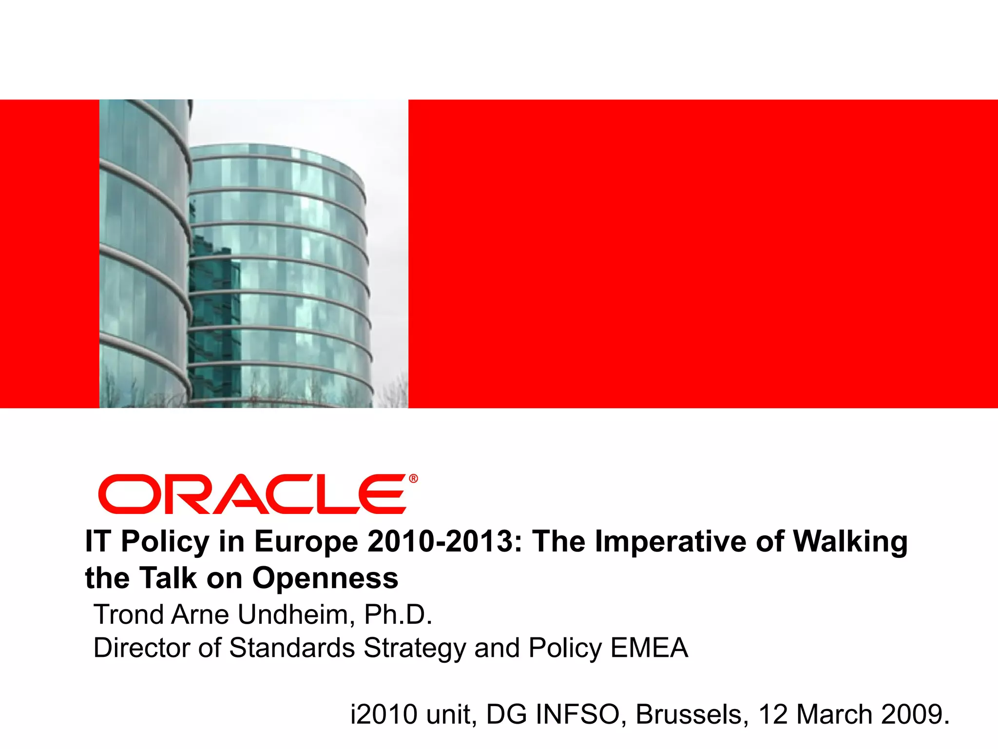 Walking The Talk On Openness