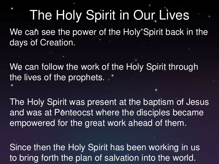 walking in the power of the holy spirit pdf