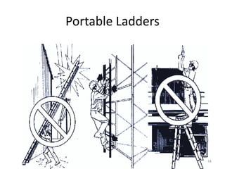 Portable Ladders
OSHA Office of Training and Education 34
 