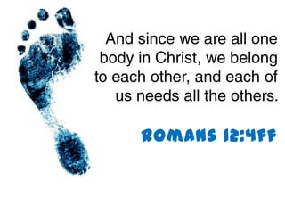 Romans 12:4ff
 