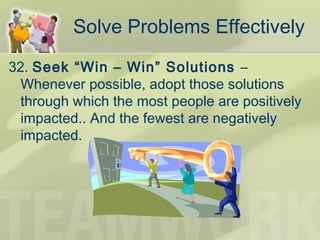 Slove Problem And Win 144 Ways to Walk the Talk - adapted from the book | PPT