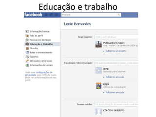 Educação e trabalho 