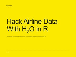 4/23/13
Hack Airline Data
With H2O in R
Awesome hands on workshop for running big data analysis through R.
 