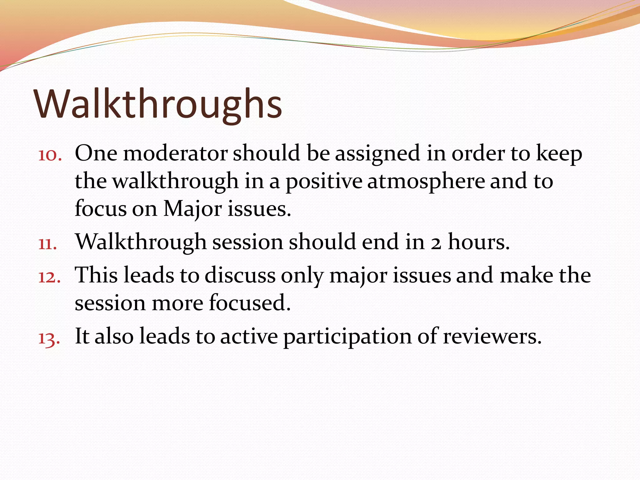 Walkthroughs | PPTX