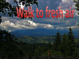 Walk to fresh air 