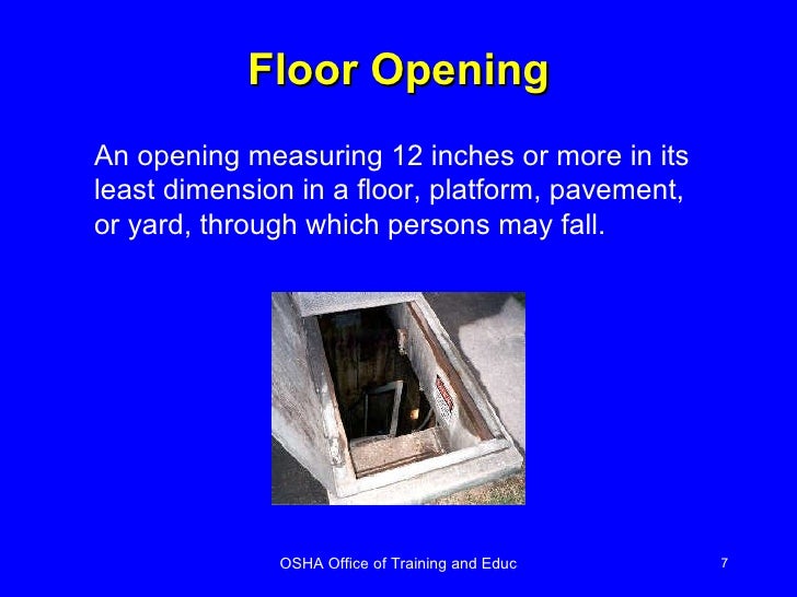 Osha Floor Opening Requirements Carpet Vidalondon