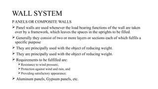 System Wall Layout wall systems in Architectural design.pptx