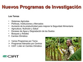 Hacia una Plataforma para Fortalecer Capacidades de Investigación y Desarrollo Agrícola en América Latina y el Caribe