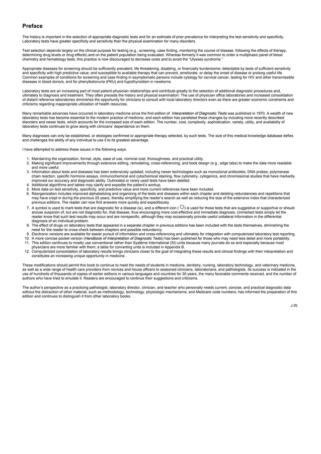 Wallach interpretation of diagnostic tests 7th ed 2000 pdf