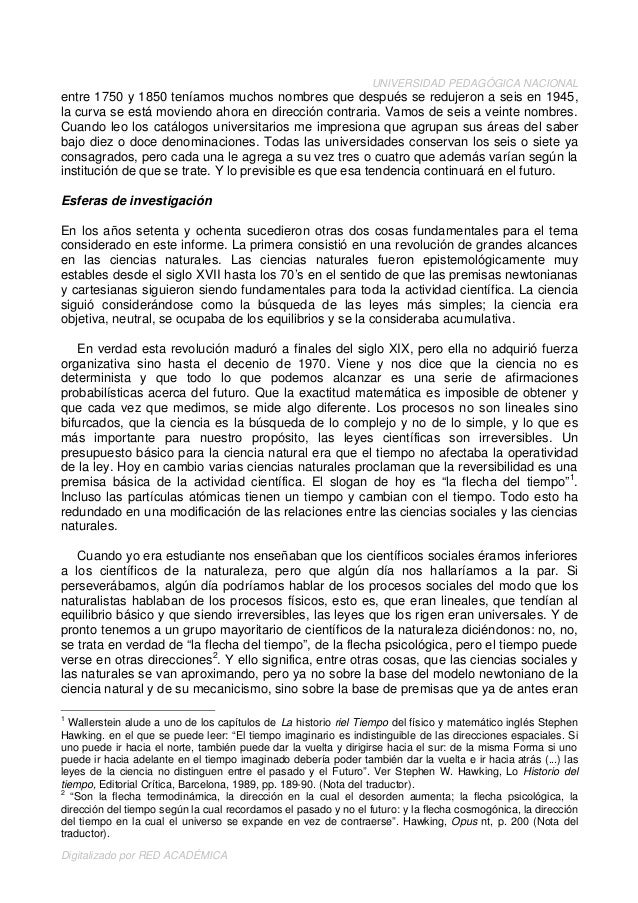 Wallerstein abrir lascienciassociales