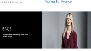 Wallets For Women
 