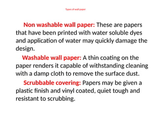 WALL FINISHES.pptxJJJJJJJJJJJJJJJJJJJJJJJ']\ | PPTX