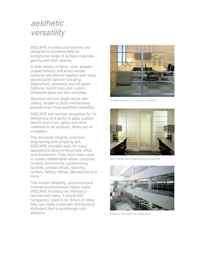 Inscape Movable Walls