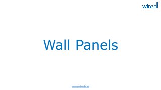 Wall Panels
www.winab.se
 