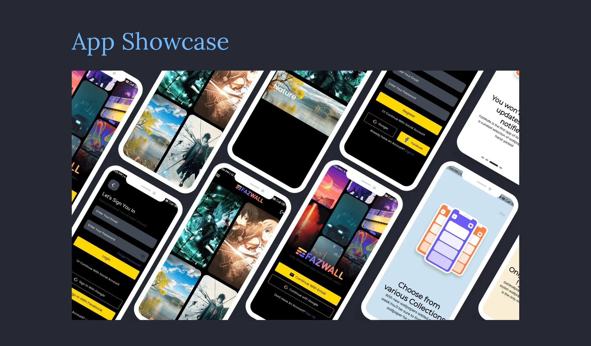 App Showcase
 