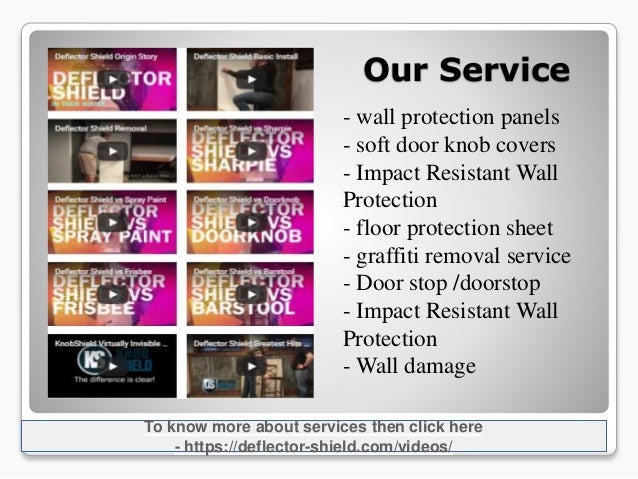Wall Protection Systems Service Deflector Shield