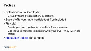 Using Chef InSpec for Infrastructure Security | PPTX