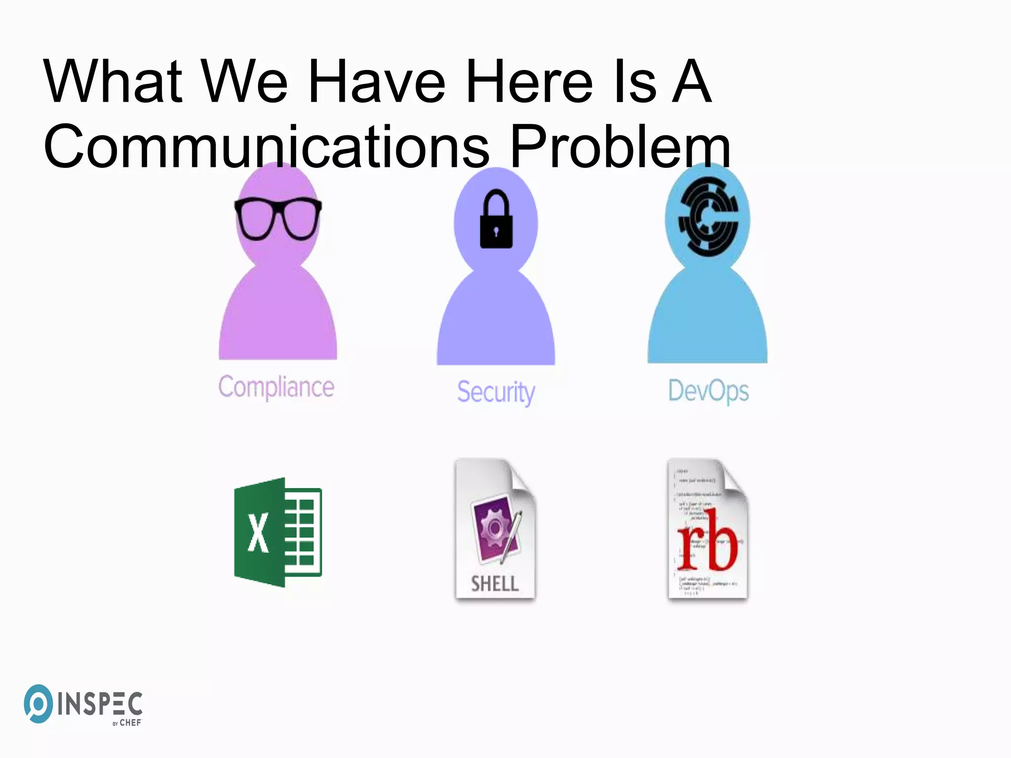 What We Have Here Is A
Communications Problem
 