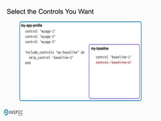 Select the Controls You Want
 