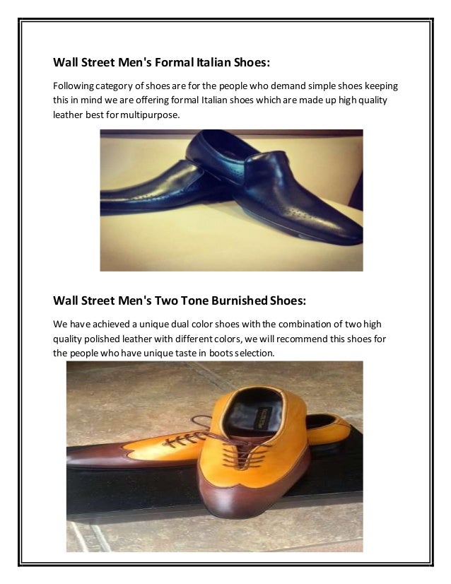 project report on shoes