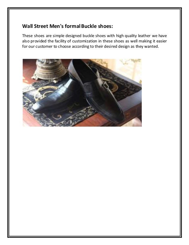 project report on shoes
