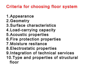 Access floor or platform floor
 
