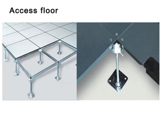 Access floor section
 