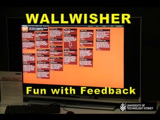 WALLWISHER Fun with Feedback 