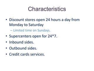 Dynamics of Wal-Mart StoresDominated the market15% Sales in 1995 20% Sales in 1999.