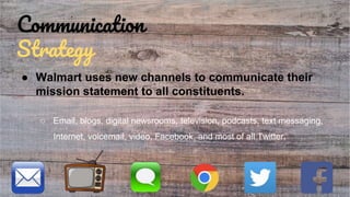 Reputation Walmart Corporate Communication/Reputation Audit of Walmart | PPTX
