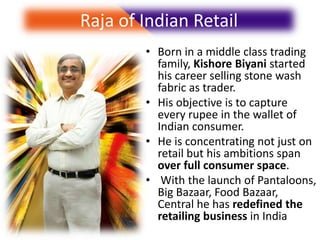 Wal Mart and BIG BAZAAR : A comparitive analysis