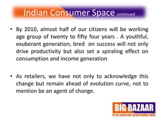 Wal Mart and BIG BAZAAR : A comparitive analysis